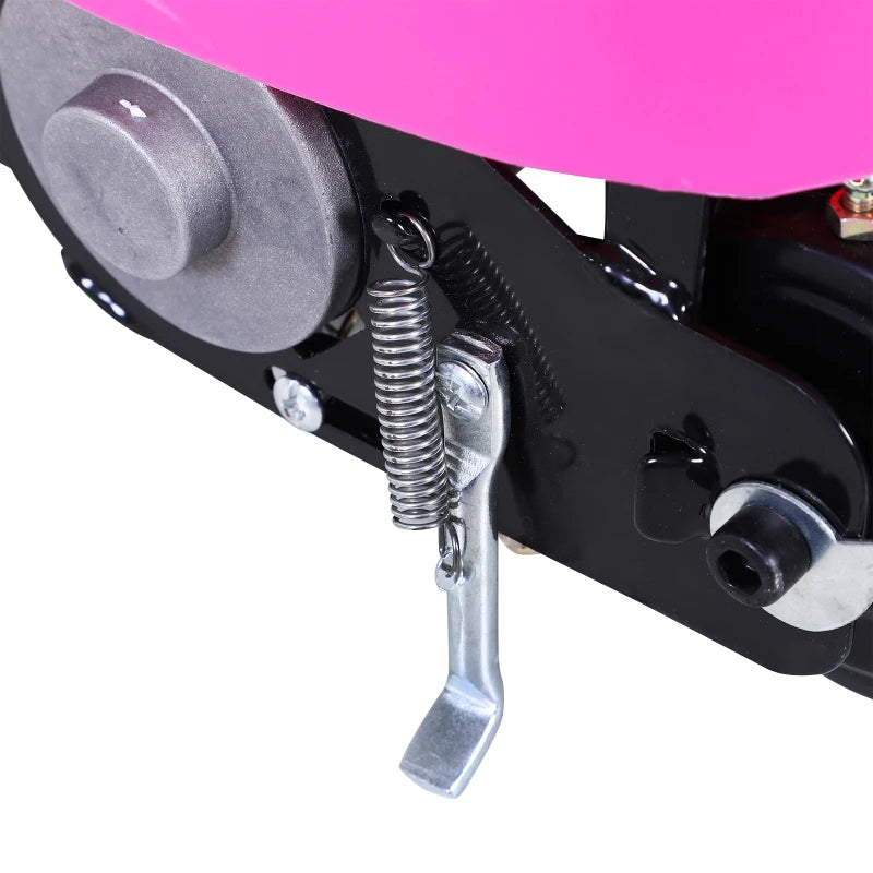 Pink 12V Electric Scooter for Kids with 120W Motor, Foldable Frame, Brake & Kickstand