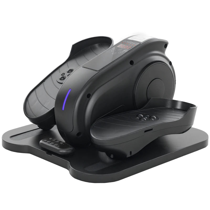 Black Under Desk Pedal Exerciser – Adjustable Speed & Remote