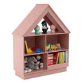 Kids Dollhouse Bookshelf with Anti-Tip Safety & 3-Tier Display