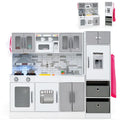 Kids Cooking Playset with Lights, Sounds, Stove & Play Utensils