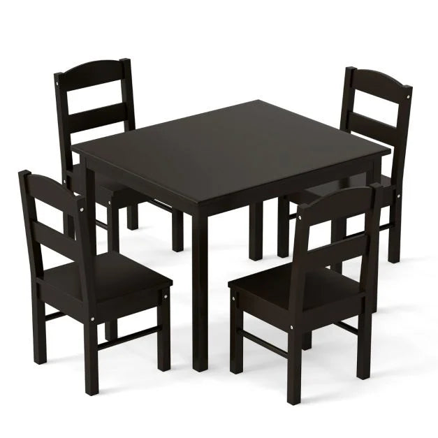 Kids Table and 4 Chairs Set for Toddlers – Dining, Drawing, and Reading