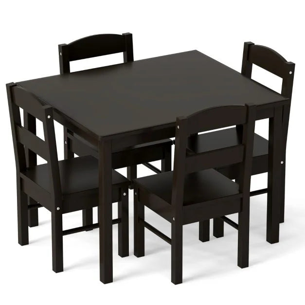 Kids Table and 4 Chairs Set for Toddlers – Dining, Drawing, and Reading