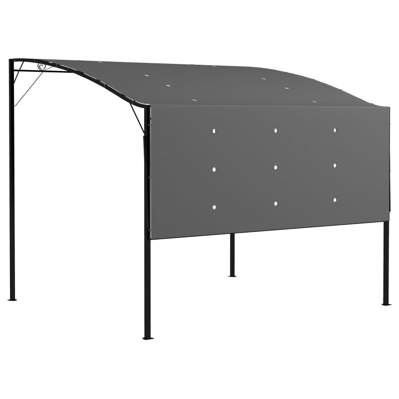 Extendable Canopy Metal Gazebo for Patio – Functional Outdoor Shelter, 3 x 2.5m