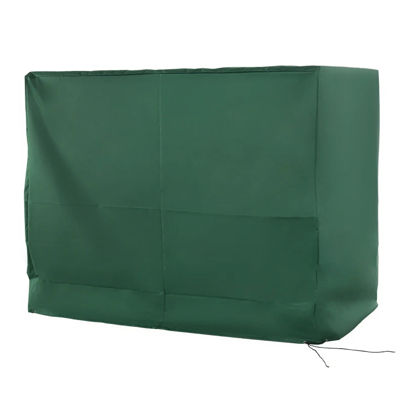 Protective Cover for 3-Seat Garden Swing Chair – Water & UV Resistant, Green, 240x133cm