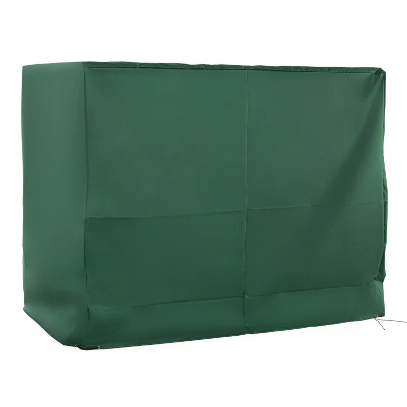 Protective Cover for 3-Seat Garden Swing Chair – Water & UV Resistant, Green, 240x133cm
