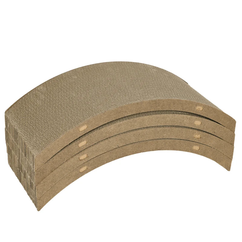 Brown Cat Scratching Board – 4-Piece Treadmill Refill Set (55x26cm)
