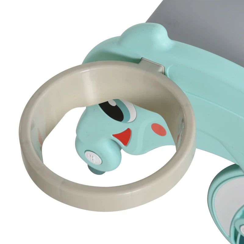 Baby Rocking Horse, Slide & Basketball Hoop 3-in-1 Toy – Portable for Indoor/Outdoor