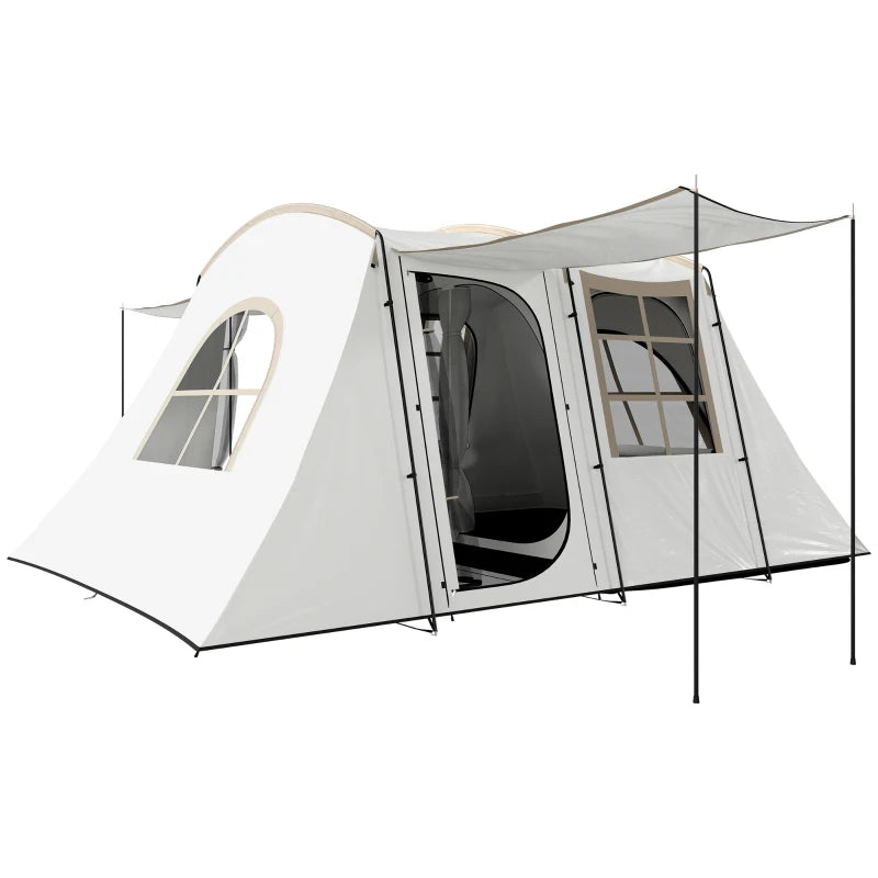 4-Man Camping Tent – 3000mm Waterproof with Porch & Bag