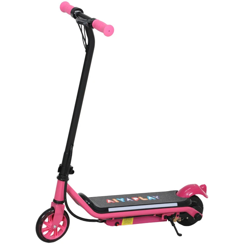 Electric Scooter for Kids 6-14 Years – Pink with Colorful Lights and Safe Design
