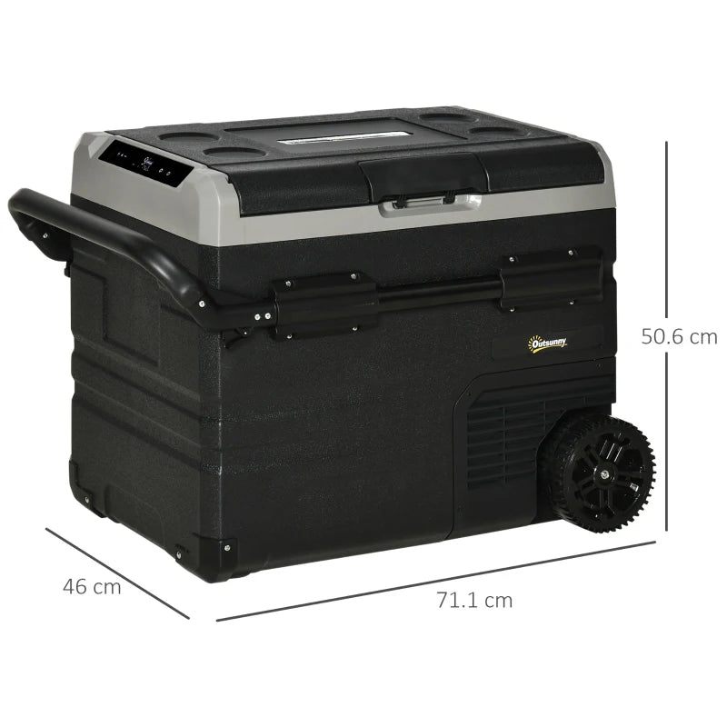 50L Portable Car Refrigerator – Compressor Cooler Box