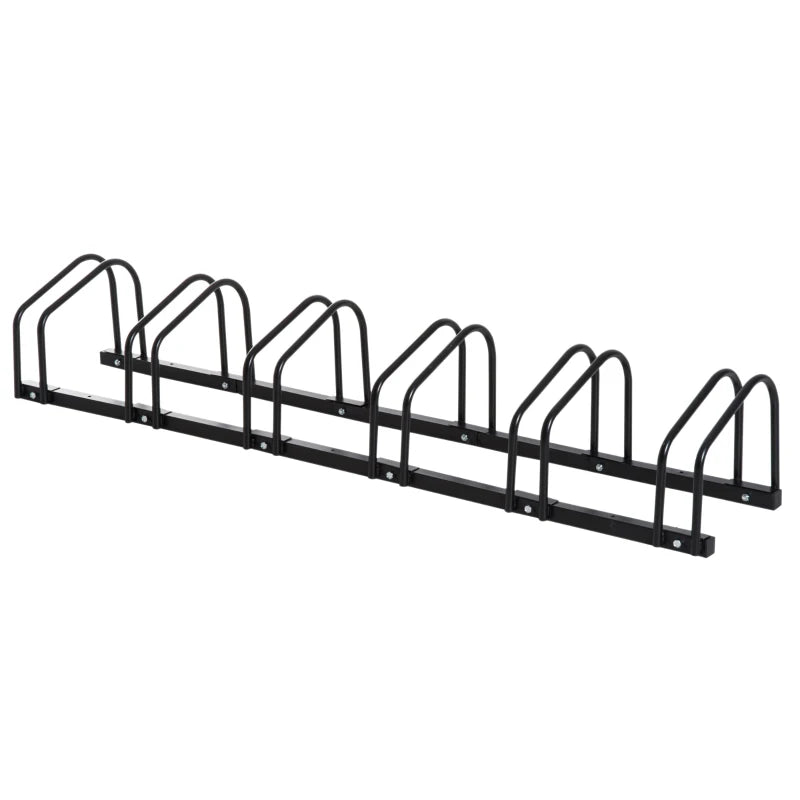 Black Bike Parking Rack – Cycle Storage, Floor/Wall Mount