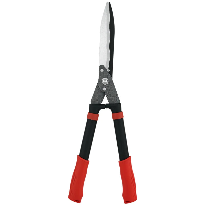 Heavy Duty Hedge Shears with Sharp Blades, Adjustable Tension & Comfortable Grip for Trimming – 63.5 cm