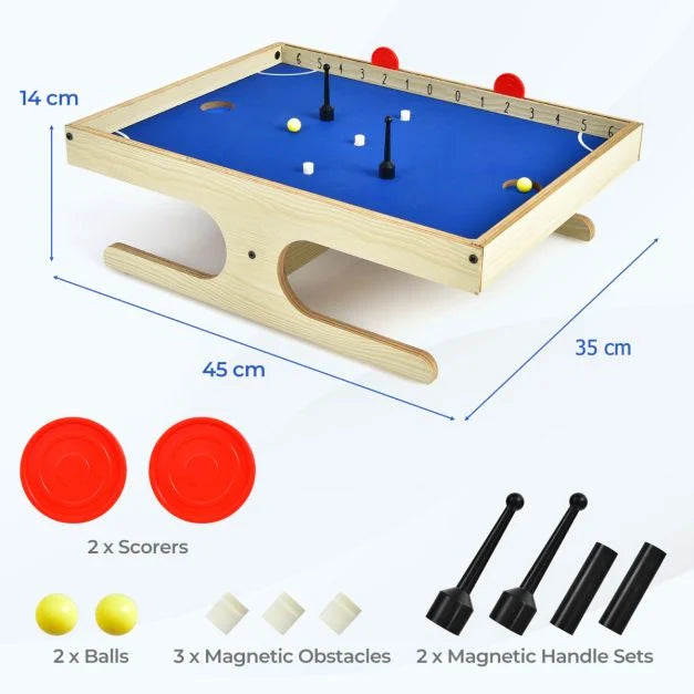 Mini Magnetic Foosball Table with Handle Sets & Balls