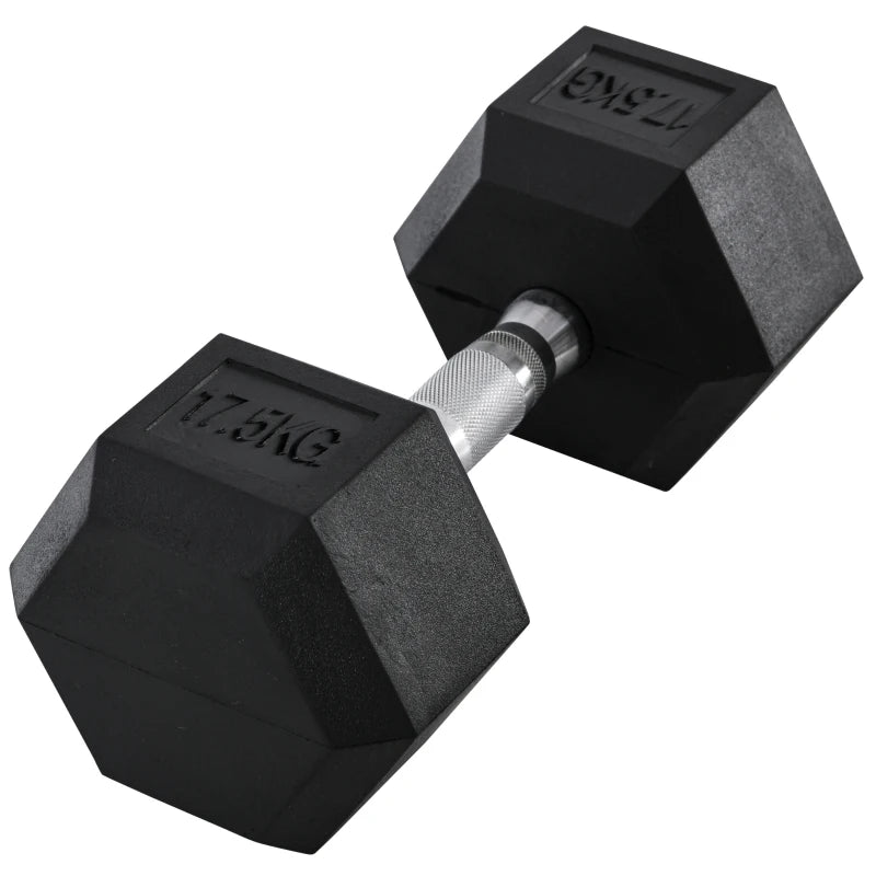 17.5KG Hex Dumbbell – Compact Home Gym Equipment