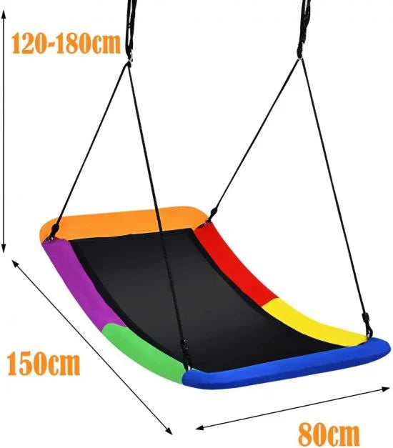 Kids’ Large Nest Swing with Adjustable Ropes for Outdoor Play