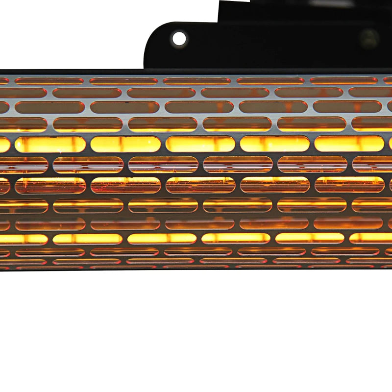Infrared Electric Heater for Patio – 1500W Wall Mount with Remote, Outdoor Safe