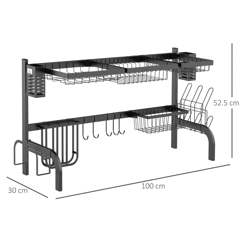 100cm Kitchen Drying Rack – Modular Over-Sink Organizer