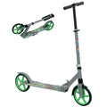 200mm Wheel Foldable Kids Scooter with Adjustable Handlebar & Brake – Green, 6-12