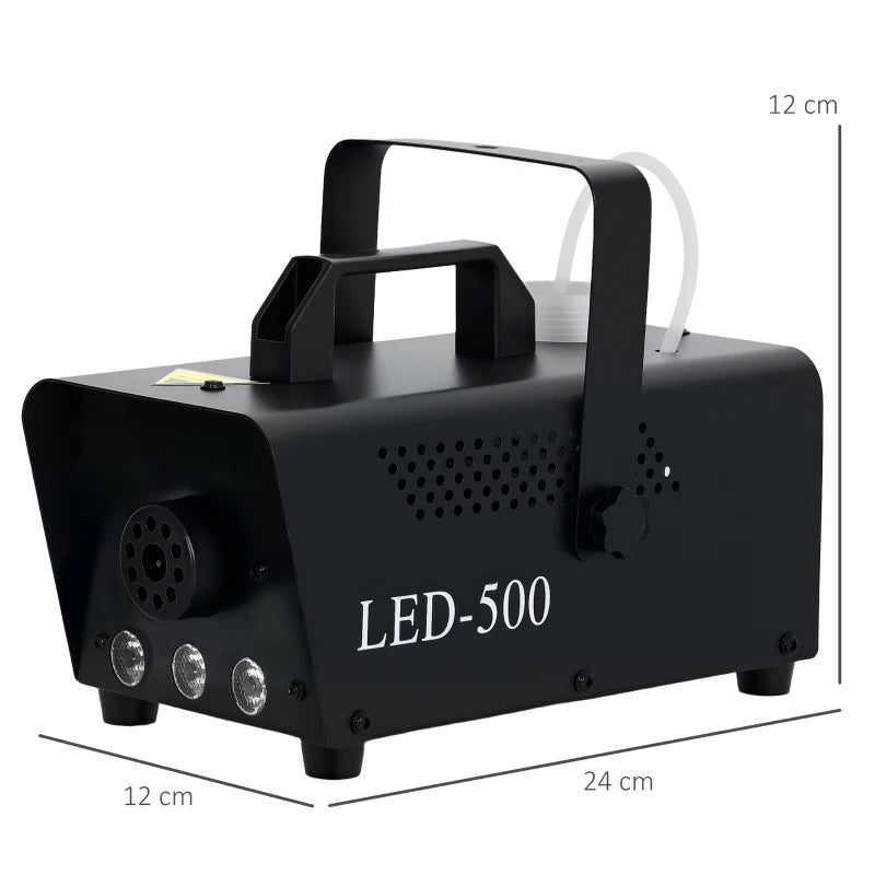 Halloween Fog Machine with Colorful LED Lights & Effects