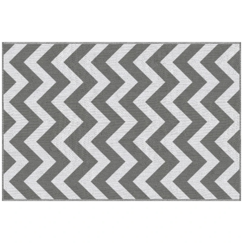 Portable Plastic Straw Rug for Camping & Picnic