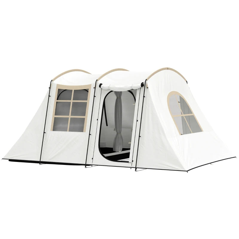 4-Man Camping Tent – 3000mm Waterproof with Porch & Bag