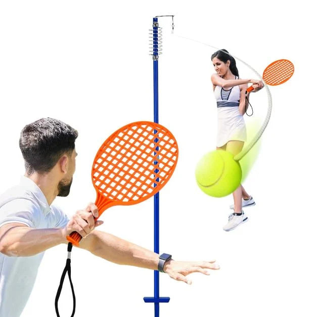 Portable Tetherball Set with 3-Level Adjustable Height and Ball