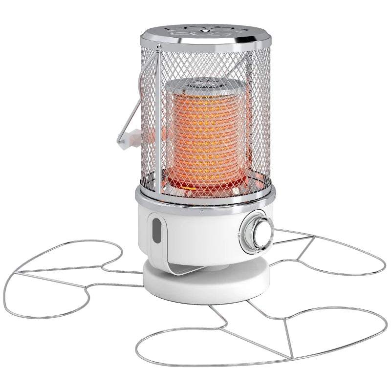 Electric Heater for Indoor and Outdoor Use with Safety Features, Freestanding, 2000W, 10-20㎡