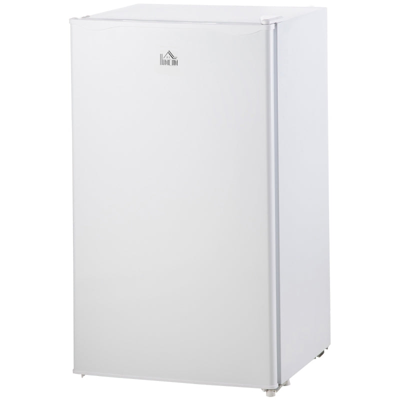 White Under Counter Fridge Freezer, 91L, Adjustable Thermostat