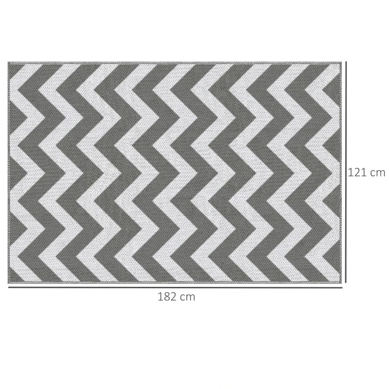 Portable Plastic Straw Rug for Camping & Picnic