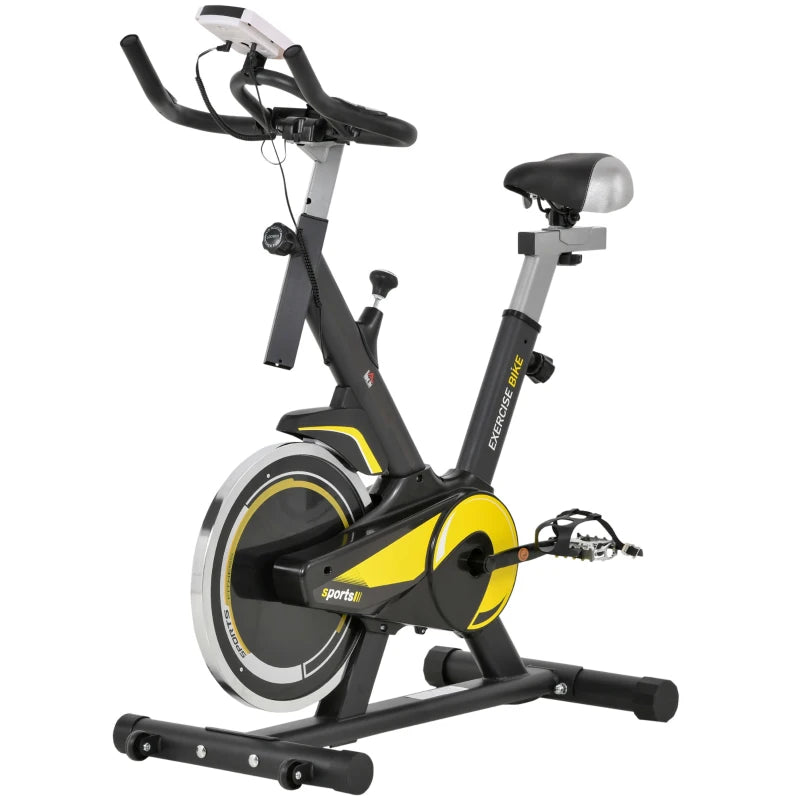 Stationary Exercise Bike – Home Training Bike with Adjustable Resistance