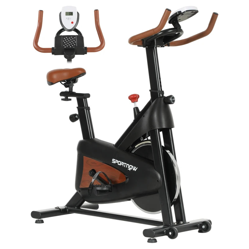 Quiet Indoor Exercise Bike – Adjustable Seat & Resistance, Black