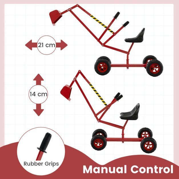 Sandbox Digger for Kids – Construction Excavator Toy, 3+ Years