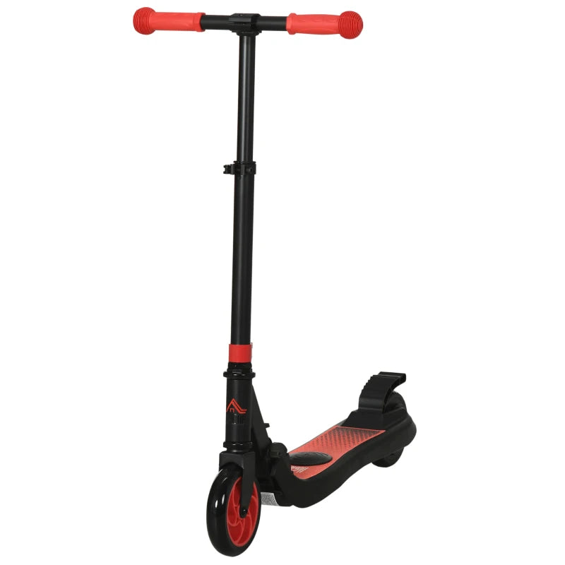Folding Electric Scooter for Kids 6+ with Brake, 8km/h Max Speed – Red