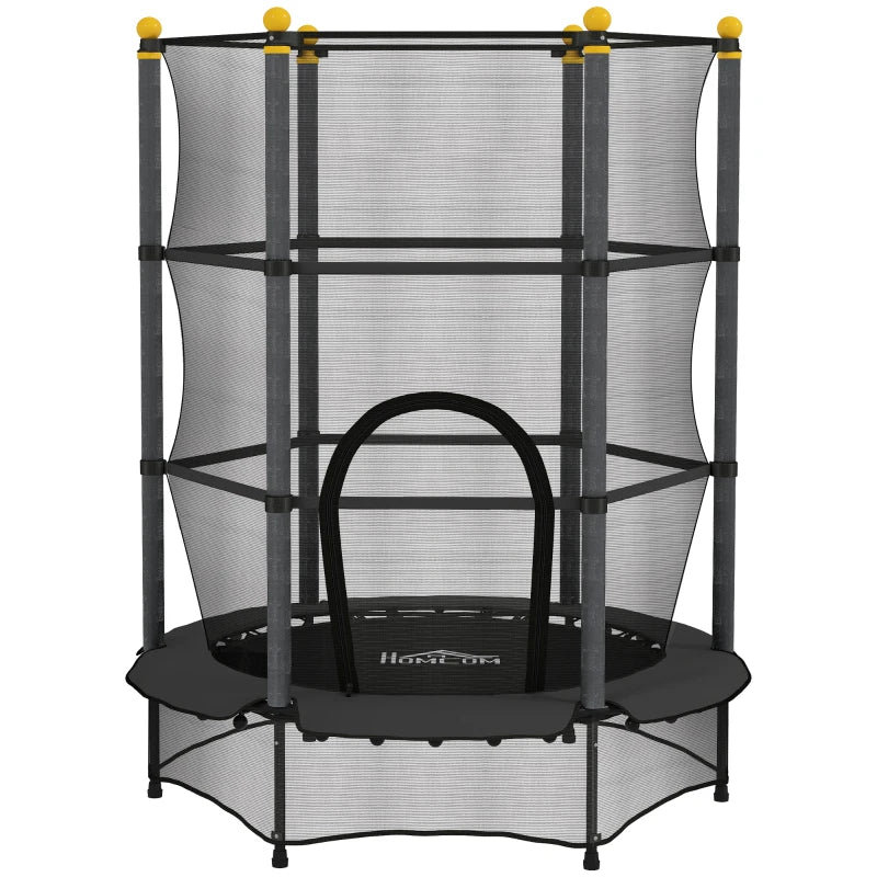 Safe Kids Trampoline 55" with Enclosure for Indoor & Outdoor