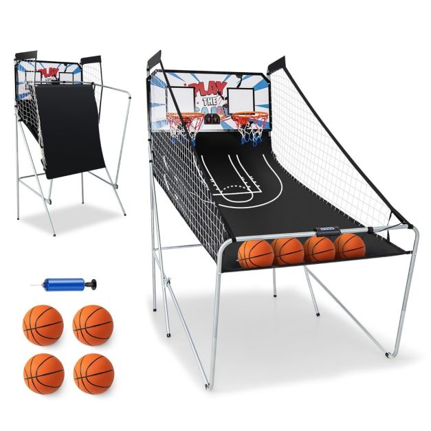 Kids Foldable Basketball Arcade Toy with Easy Storage