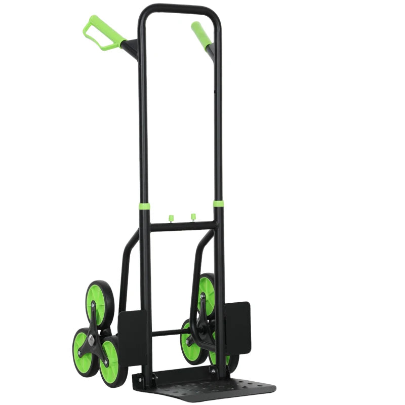 Multi-Wheel Folding Sack Barrow Trolley – Black & Green
