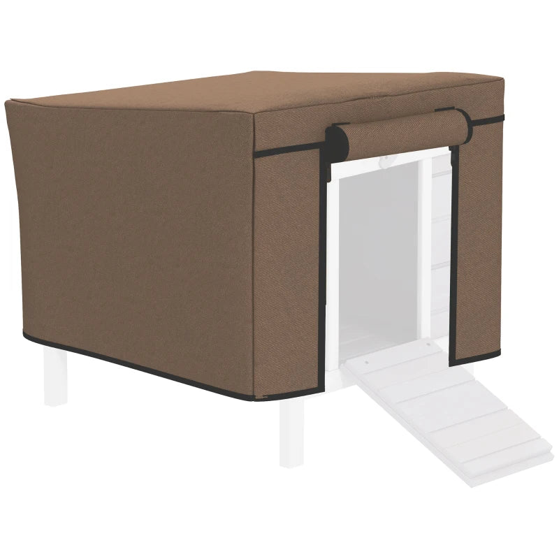 Rabbit Hutch Cover – Water-Resistant, Brown