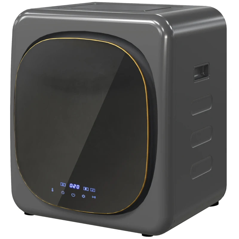 4kg Compact Tumble Dryer with Smart Mode & Deodorize, Grey