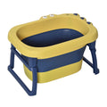 Baby Bathtub with Stool Seat – Portable, Foldable, Non-Slip for Newborns to Toddlers