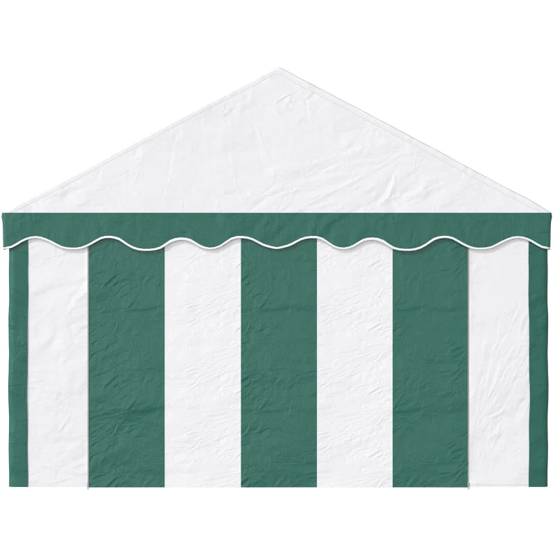 Waterproof Marquee Gazebo with Windproof Sides, Stylish Emerald Green 4x4m