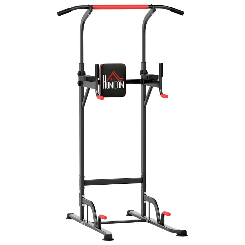 Home Office Gym Power Tower with Dip & Pull-Up Bars