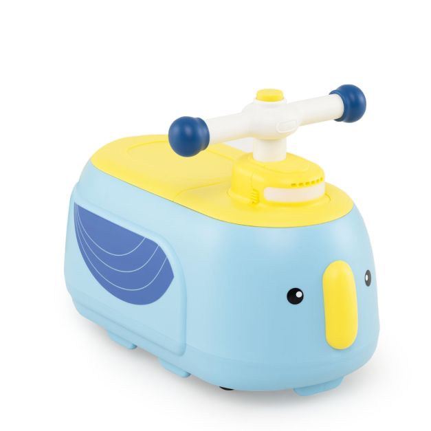 Kids Ride-On Toy Car with Trailer, Music & Lights