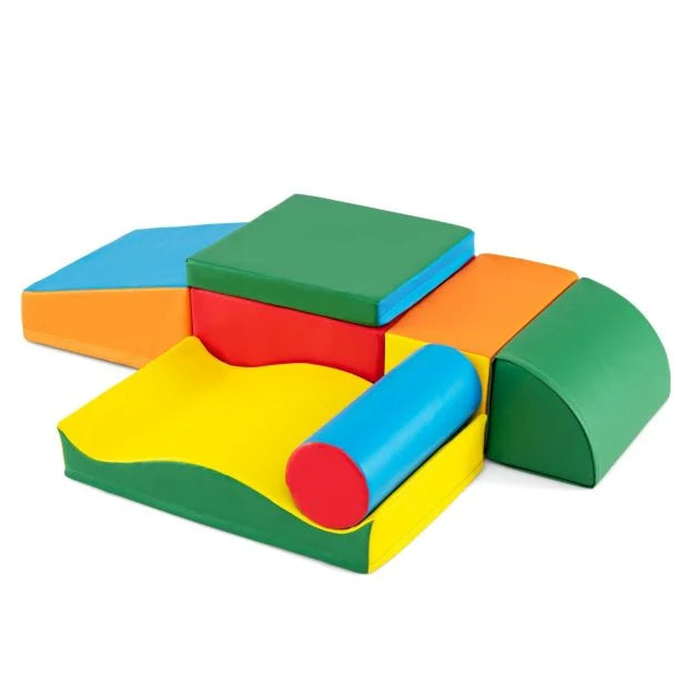 7-Piece Colorful Toddler Climbing Toys Set with EPE Foam