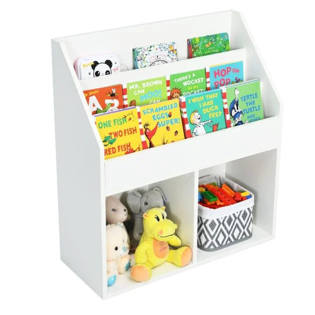 Classroom & Home Toy Storage Cabinet with Open Shelf Design