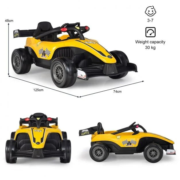 12V Battery-Powered Kids Ride-On Car with Remote Control and MP3 Player