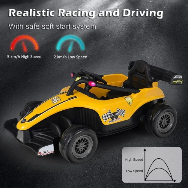 12V Battery-Powered Kids Ride-On Car with Remote Control and MP3 Player