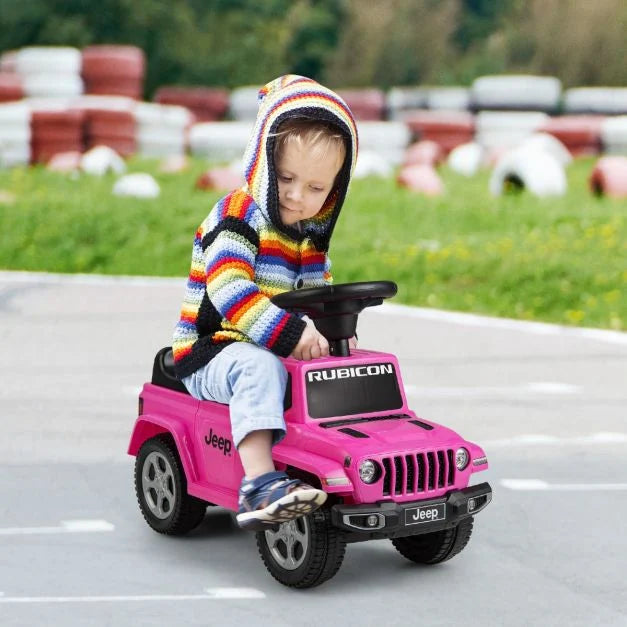 Jeep Licensed Toddler Push Car with Engine Sound