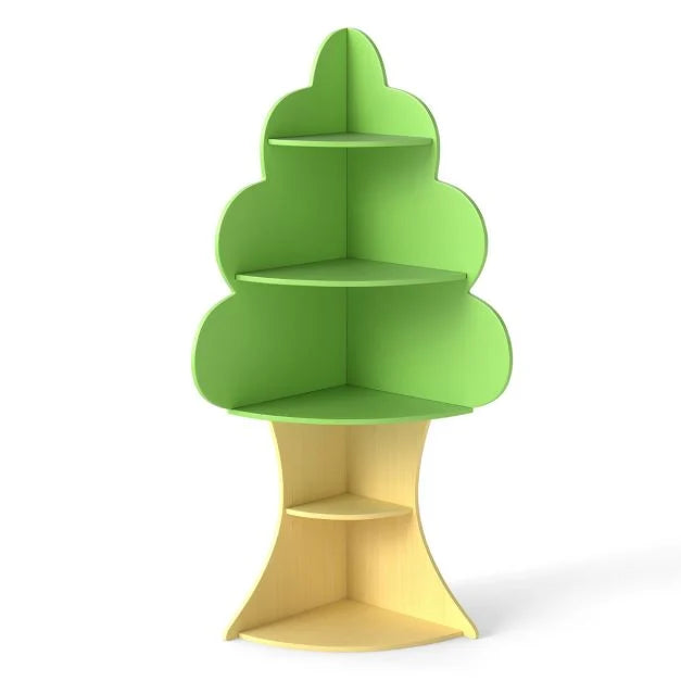 Tree-Shaped 5-Tier Bookshelf for Kids – Children’s Book Display Rack