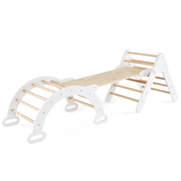 7-in-1 Toddler Climbing Frame with 6-Piece Indoor Baby Soft Play Set