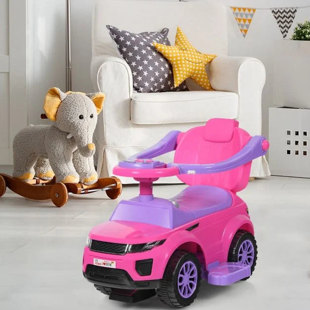 3-in-1 Ride-On Push Car Stroller and Sliding Walking Car for Kids